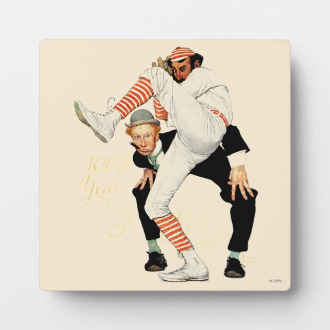 100th Anniversary of Baseball Plaque (Front)