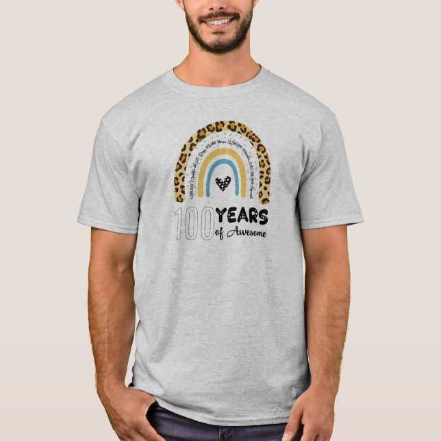100th birthday, 100th, happy 100th birthday T-Shirt (Front)