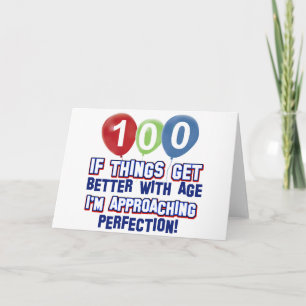 100th birthday designs card