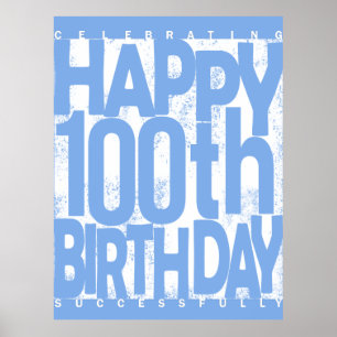 100th Birthday Gift Poster