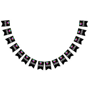 100th birthday party balloons bunting 