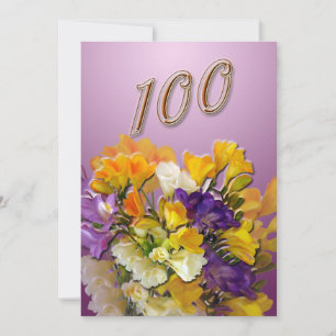 100th Birthday Party Invitation