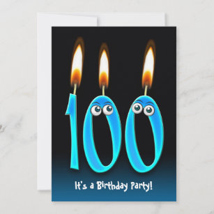 100th Birthday Party Invitation