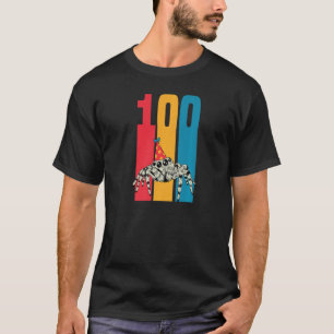 100th Birthday Party Supply Retro Vintage Pet Jump T-Shirt