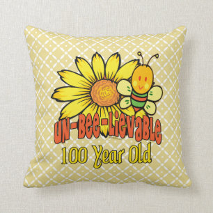 100th Birthday - Unbelievable at 100 Years Old Cushion