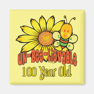 100th Birthday - Unbelievable at 100 Years Old Magnet