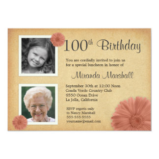 100 Birthday Invitation Cards 8
