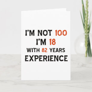 100th cool birthday designs card