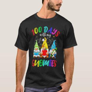 100th Day 100 Days Of School Gnome Costume Women M T-Shirt