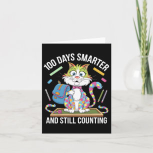 100th Day Funny Outfit Teacher &amp; Student 100 D Card