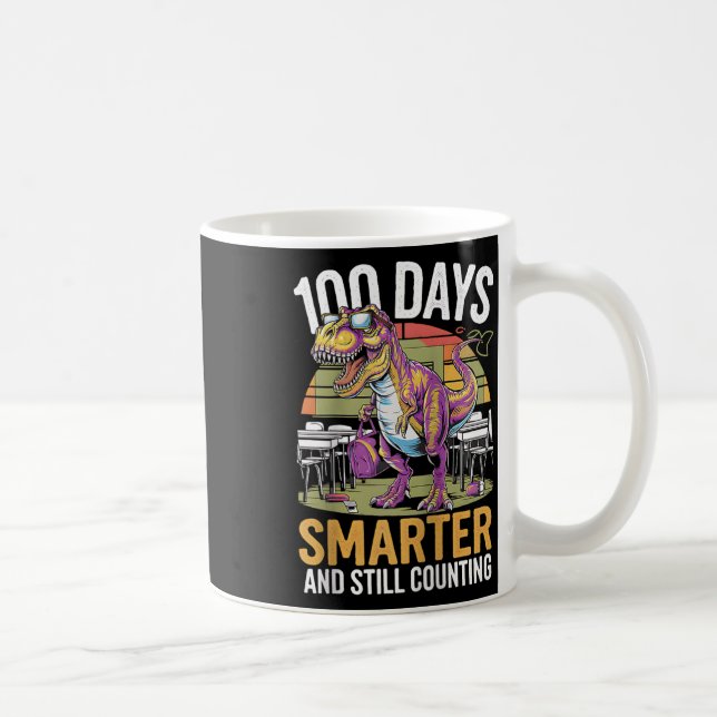 100th Day Funny Outfit Teacher &amp; Student 100 D Coffee Mug (Right)