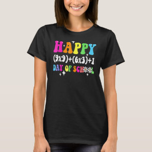 100th Day Math Teacher Math Formula Happy 100 Days T-Shirt