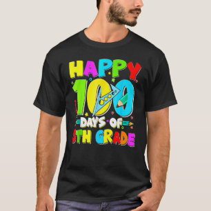 100th Day Of 5th Grade Teachers Kids 100 Days Of S T-Shirt