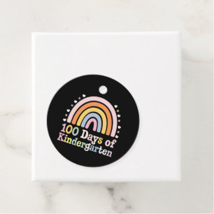 100th Day of Kindergarten Teacher Kids 100 Days Favour Tags