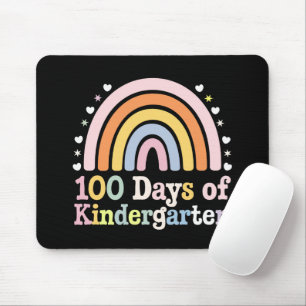 100th Day of Kindergarten Teacher Kids 100 Days  Mouse Pad