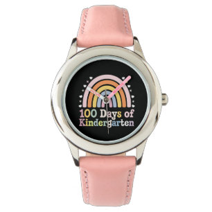 100th Day of Kindergarten Teacher Kids 100 Days  Watch