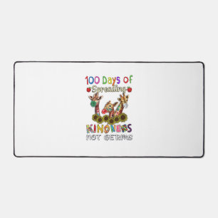 100th Day of School 100 Days Of Spreading Kindness Desk Mat