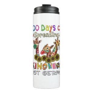 100th Day of School 100 Days Of Spreading Kindness Thermal Tumbler