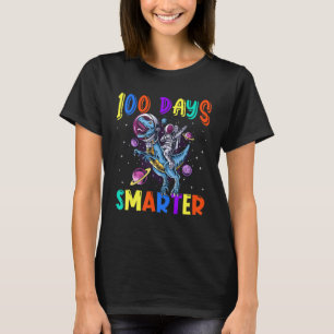 100th Day Of School 100 Days Smarter Books Space A T-Shirt