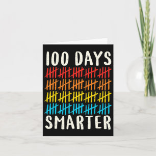 100th Day Of School 100 Days Smarter Teacher Stude Card