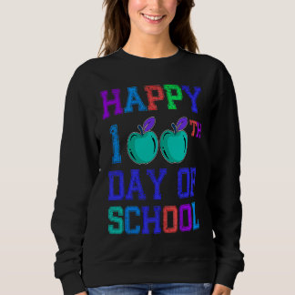 100th Day Of School 100 Days Teacher Students Boys Sweatshirt