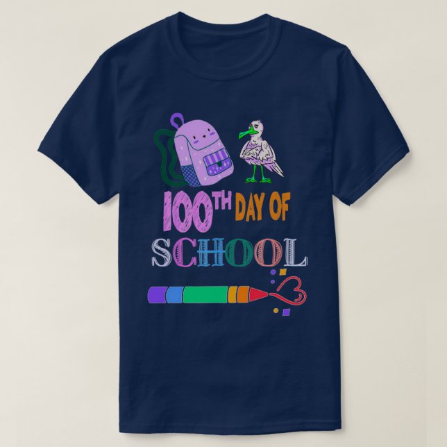 100th day of school 19 T-Shirt (Design Front)