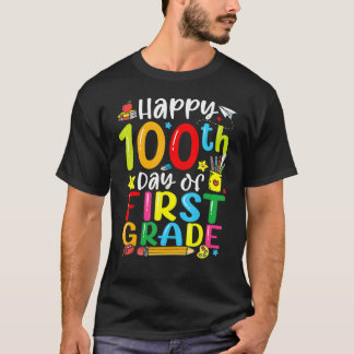 100th Day Of School 1st First Grade Teacher Studen T-Shirt