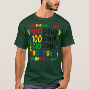 100th Day Of School 1st Grade Boys Girls Student T T-Shirt