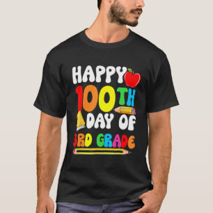 100th Day Of School 3rd grade Teacher 100 Days Sma T-Shirt