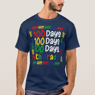 100th Day Of School 6th grade Boys Girls Student T T-Shirt