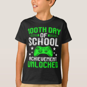 100th Day Of School Achievement Unlocked T-Shirt