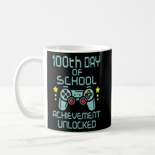 100th Day Of School Achievement Unlocked Vintage S Coffee Mug