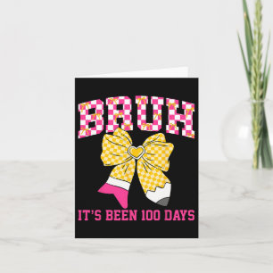 100th Day Of School Axolotl Student 100 Days Of Te Card