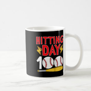 100th Day Of School Baseball 100 Days Of School Coffee Mug
