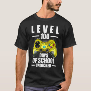 100th Day Of School Boys 100 Days Of School Gaming T-Shirt