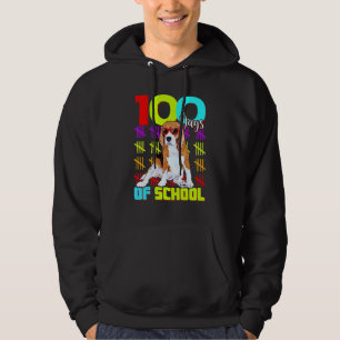 100th Day Of School Boys Kids Beagle Costume Hoodie