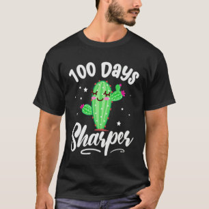 100th Day of School Cactus Sharp 100 Days Sharper T-Shirt