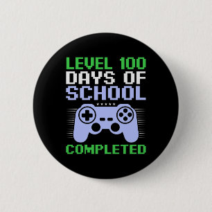100th Day Of School Completed For Kids 6 Cm Round Badge