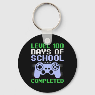 100th Day Of School Completed For Kids  Key Ring