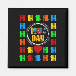 100th Day Of School Counting Tally Marks 100 Days Magnet