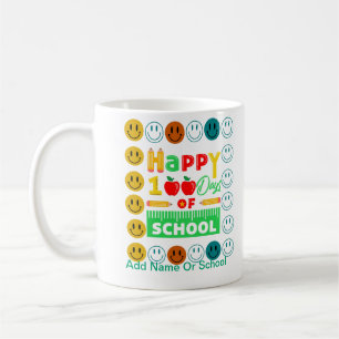 100th Day of School Cute Smile Face Coffee Mug