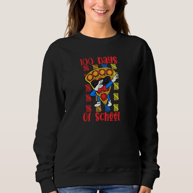 100th Day Of School Dabbing Fidget Toy Pul Sweatshirt (Front)