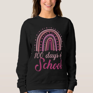 100th Day of School Dino Kids Happy 100 Days Dinos Sweatshirt