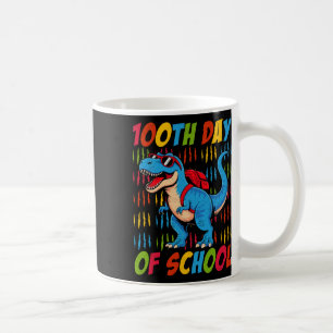 100th Day Of School Dinosaur Trex For Kids Boys 10 Coffee Mug