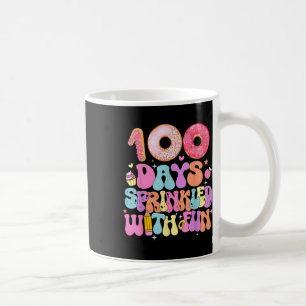 100th Day Of School Doughnut 100 Days Sprinkled Wi Coffee Mug