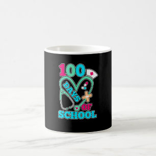 100th Day Of School For Nurses Medical Assistance Coffee Mug