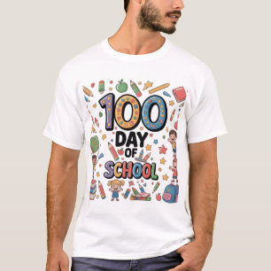 100th Day of School Fun T-Shirt   Colorful Kids & 