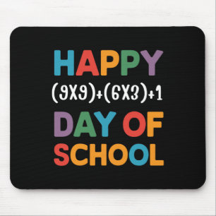 100th Day Of School Funny Math Teacher Men Women K Mouse Pad