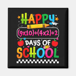 100th Day Of School Happy 100 Days Math Equation T Magnet