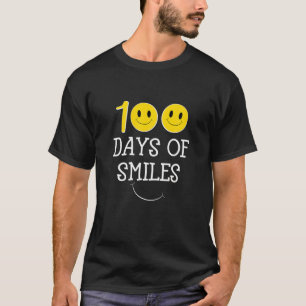 100Th Day Of School Happy 100 Days Smiles T-Shirt